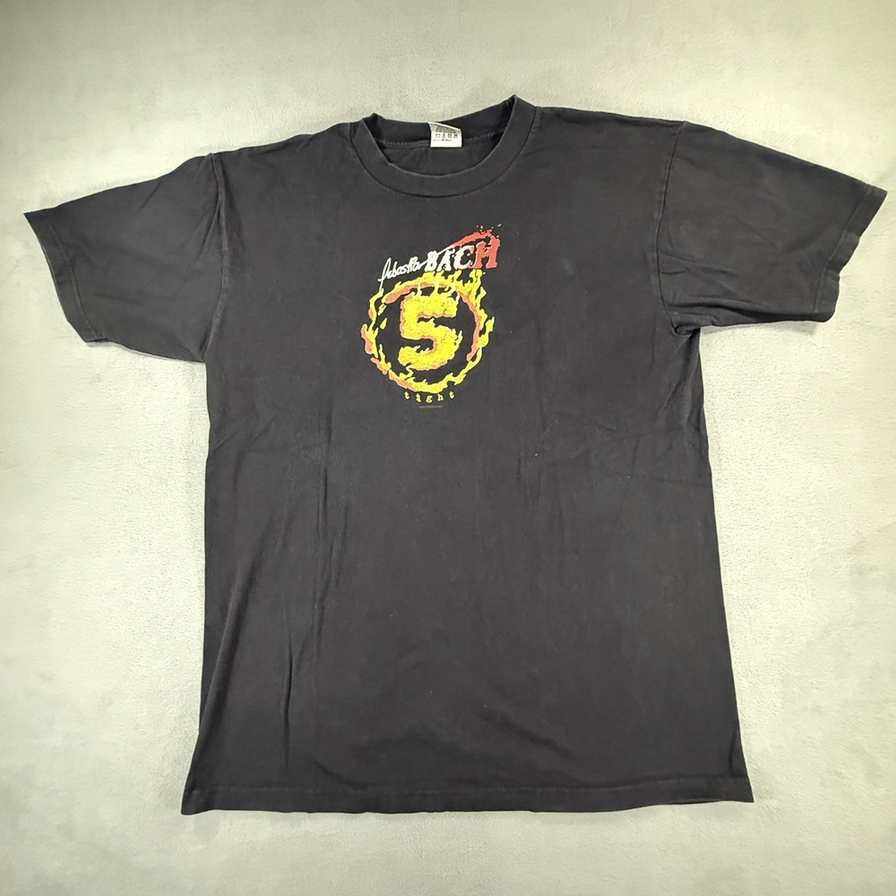 Sebastian Bach BT5 Live 2003 Black Shirt No Tag Large Vintage Rare